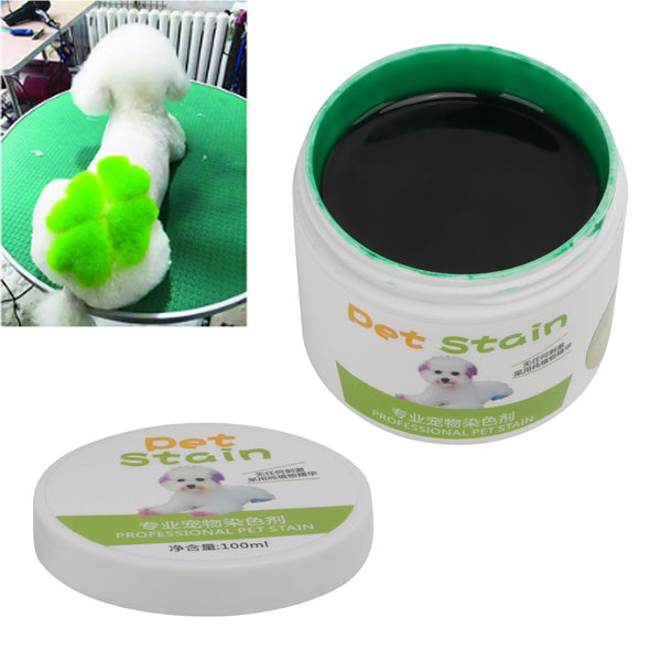 Dog Hair Dye Bright Colors Wide Mouth Design Safe Semi Permanent Dye For Pet Dogs 100ml sakura Pink