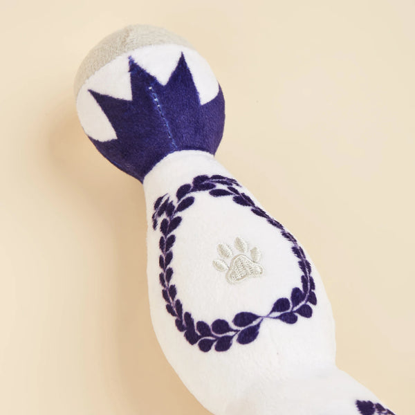 Tequila Dog Toy Blue And White Porcelain Plush Dog Toy With Squeak Interactive Games For Dogs Birthday Toy Pet Accessories