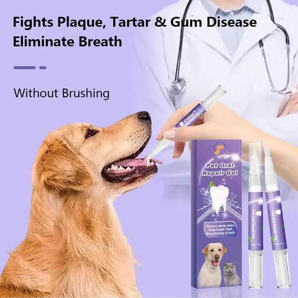 1/2/3PCS Dog Cat Pet Teeth Cleaning Pen Brightening Grooming Toothbrush Dental Calculus Safe Tartar Remove Tool Mouth Fresh