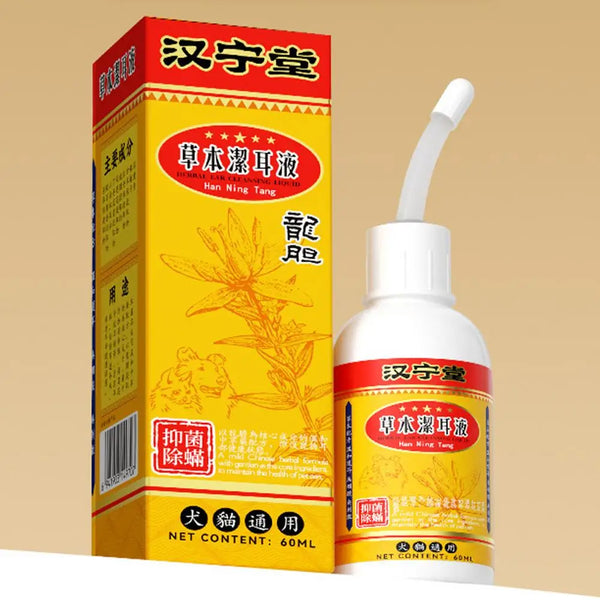 Dog Ear Cleaning Solution Pet Ear Wash Ear Cleaning Solution Drops Effective Pet Ear Care Products Itching Relief Liquid With
