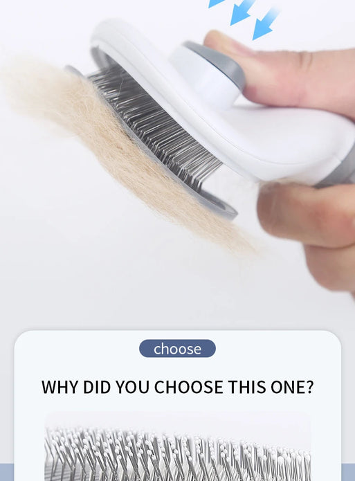 1pc - New pet brush, suitable for cats and dogs to comb their hair and remove floating hair