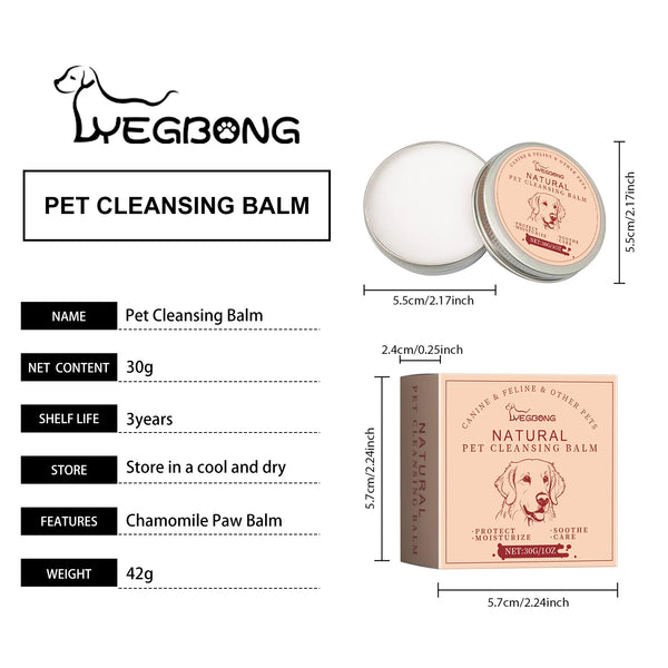 Yegbong Pet Tear Scar Cleaning Cream Gently Cleanses Pet Cats Dogs' Tear Stains, Caring For Eye Care And Cleaning Cream