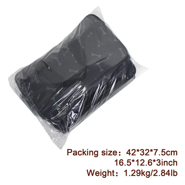 2024 Pet Travel Bag A Set of Thickened Comfortable Multi-functional Luggage Dog Bag Backpack Pet Bag