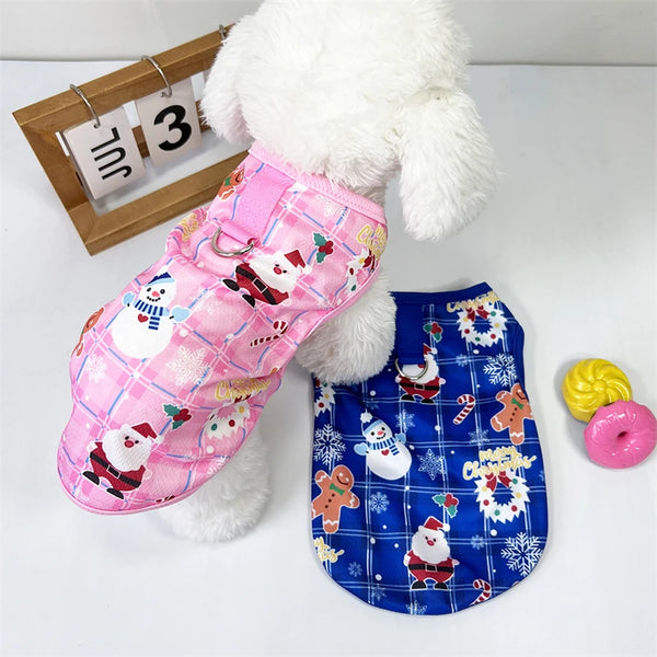 Holiday Festive Pet Sweaters Clothing For Small or Medium Dogs Cloths