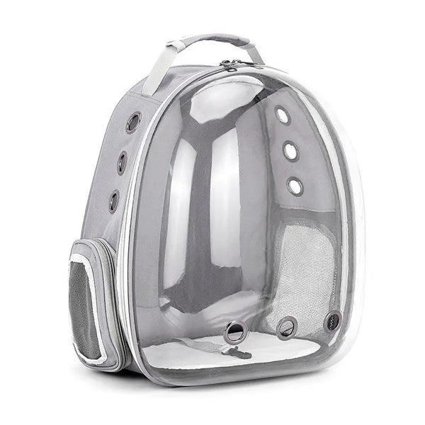 Portable Pet Backpack for Outdoor Use for  Small Cats Space or Small Dogs Breathable and Transparent