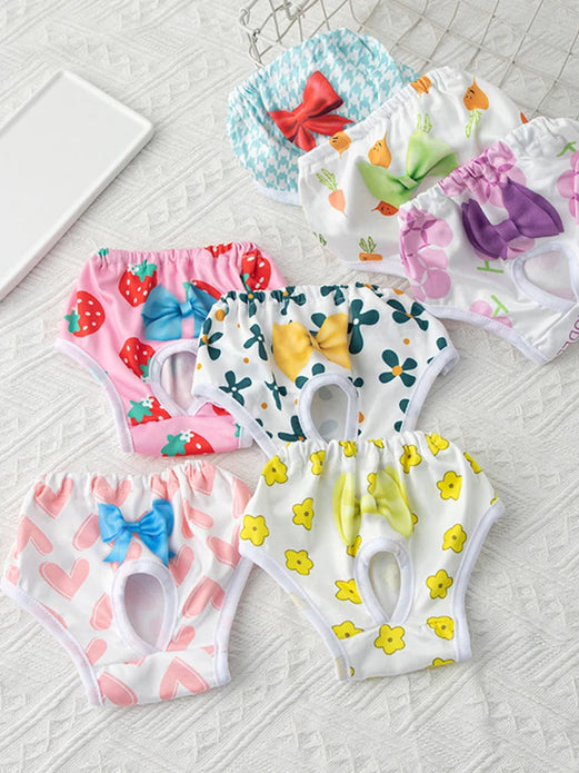 Pet Physiological Pant Dog Diaper Sanitary Clothes Female Dog Menstrual Pants Washable Pet Menstruation Underwear Briefs Product