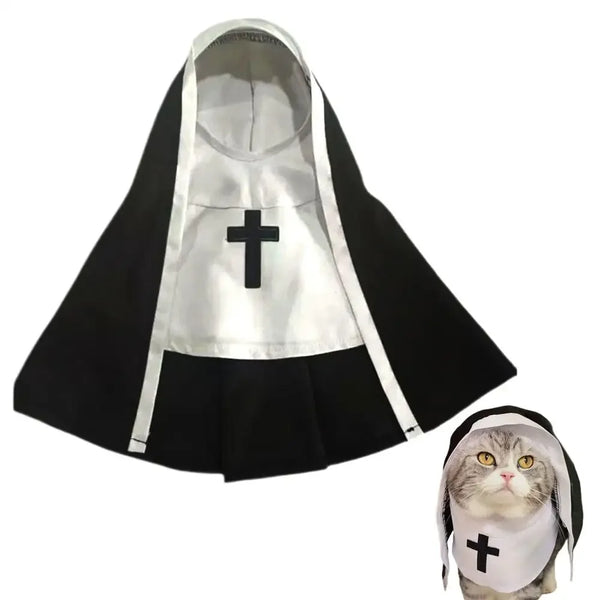Nun Halloween pet Costume Habit Dress Up small or Medium Dogs