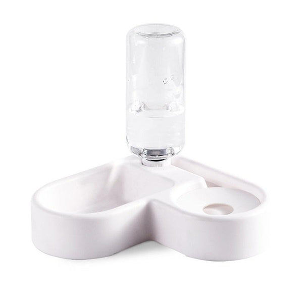 500ml Pet Automatic Feeder Small Bowl Drinkable Portable Cat and Dog Food Bowl Living Room Bedroom Pet Products  Pet Items