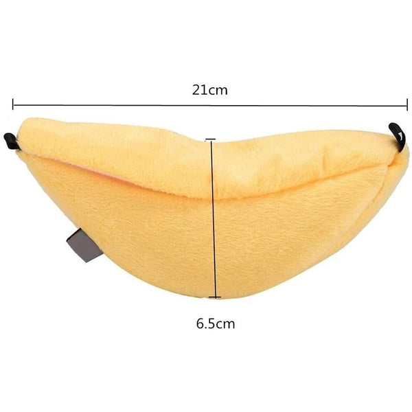 Hamster Hang House Hammock Banana Design Small Animal Cotton Cage Sleeping Nest for Small Pet Bed Small Hamster Toy Cage Swing