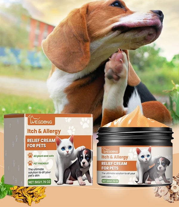 Pet Antipruritic Itching Cream Ointment of Cats Dog Skin Tag Removal Skin Care Disease Itching Mite Relieve Products Accessories