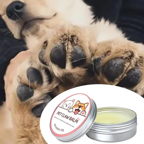 Paw Balm Dog Feet 50g Cat Dog Nose Protector Cream Pet Feet Soothing Moisturizer Pet Crack Feet Repair Accessories for Cats