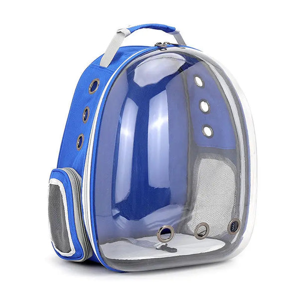 Portable Pet Backpack for Outdoor Use for  Small Cats Space or Small Dogs Breathable and Transparent