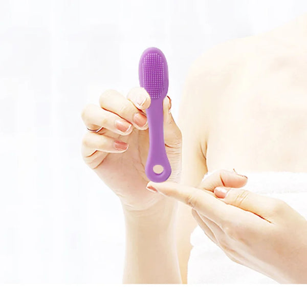 Dog Cat Cleaning Supplies Soft Pet Finger Brush Cats Brush Toothbrush Tear Stains Brush Eye Care Pets Cleaning Grooming Tools