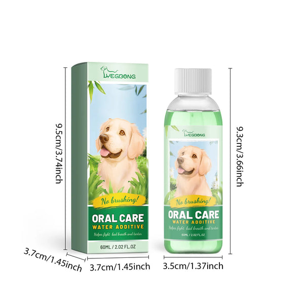 Dog Ear Cleaner Ear Dirt Odor Cleaning Mite Itching Control Teeth Whitening Mouth Freshener Remove Tartar Pet Oral Care Solution