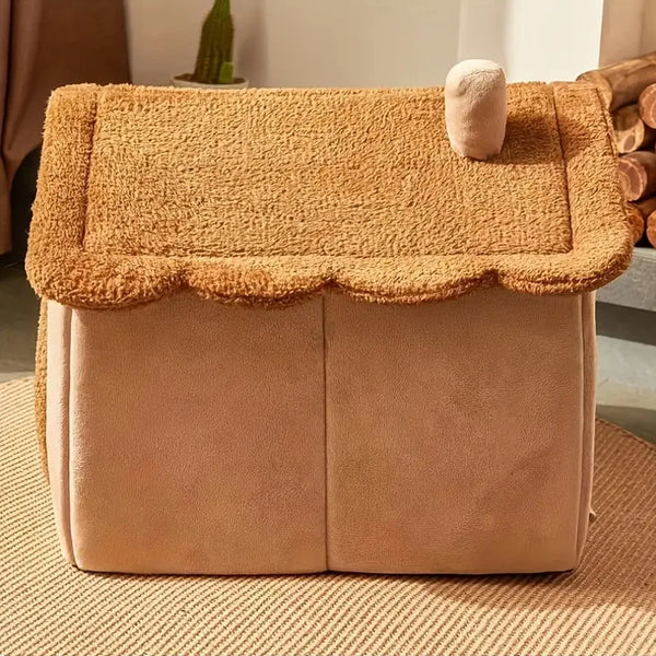 Folding  Pet House Removable Washable Cat /Puppy Cave Sofa Pet Bed House