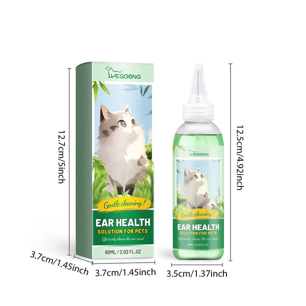Dog Ear Cleaner Ear Dirt Odor Cleaning Mite Itching Control Teeth Whitening Mouth Freshener Remove Tartar Pet Oral Care Solution