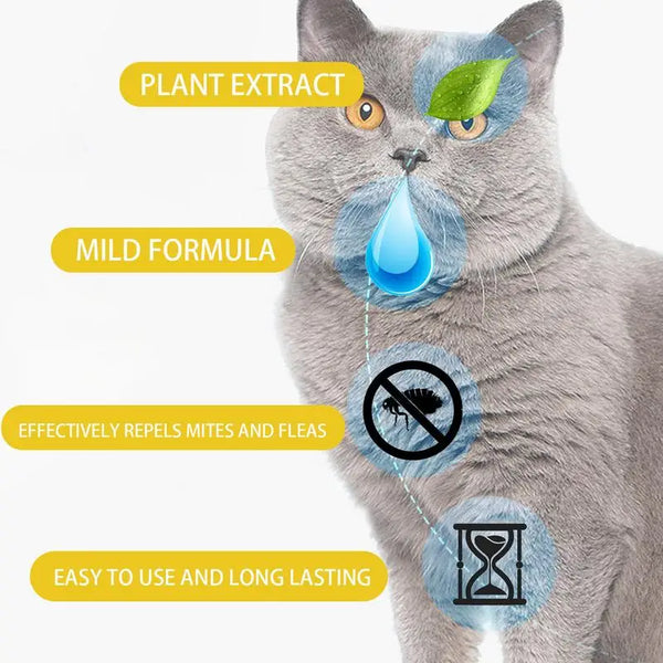 1pcs Dogs And Cats Anti Flea Drops Lice Remove Relieve External Tick Supplies Repellent Treatments Itching Drops Skin Pet