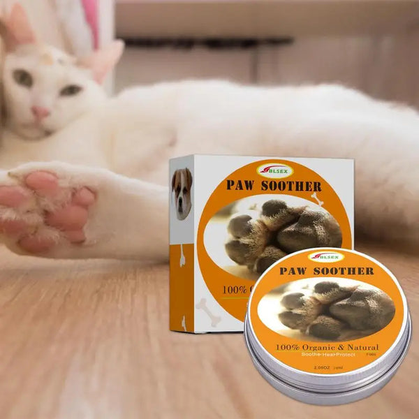 30g Pet Paw Balm Natural Skin Healing Balm Paw Soother Moisturising Cream for Repairing Dry and Cracked Skin Dog Cat Skin Care