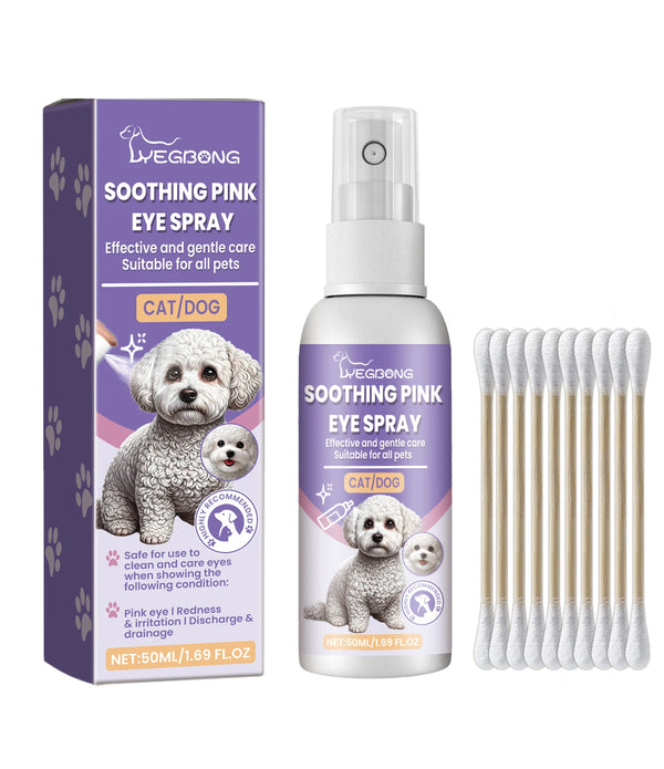 Yegbong Spray Gently Cleans Tears Pet Eye Moisturizing Care Spray