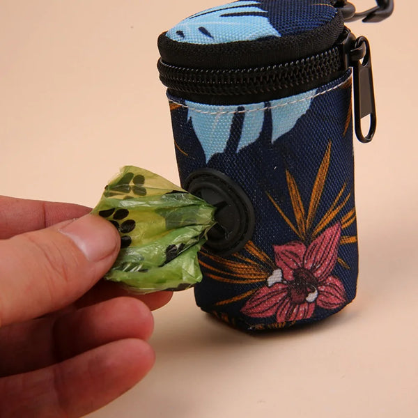 Hanging Dog waste Dispenser with Zipper Cute
