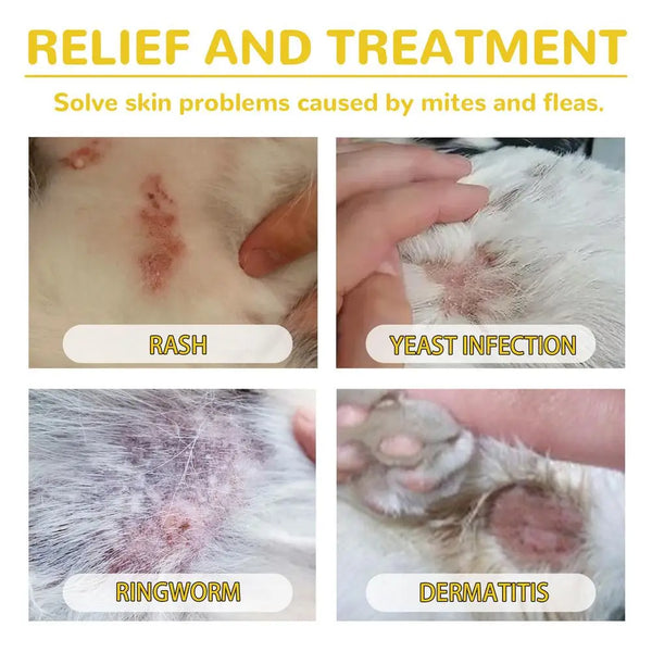 1pcs Dogs And Cats Anti Flea Drops Lice Remove Relieve External Tick Supplies Repellent Treatments Itching Drops Skin Pet