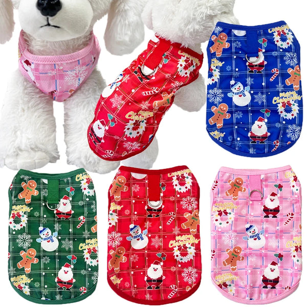 Holiday Festive Pet Sweaters Clothing For Small or Medium Dogs Cloths