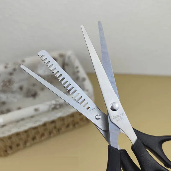 Children's Hair Cutting 4-piece Baby Hair Cutting Set Hair Scissors Thin Teeth Scissors Flat Scissors Cross Border Pet Scissors