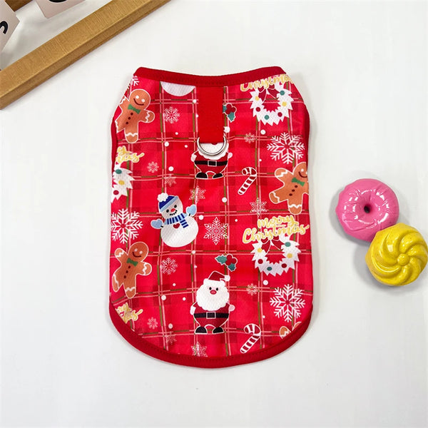 Holiday Festive Pet Sweaters Clothing For Small or Medium Dogs Cloths