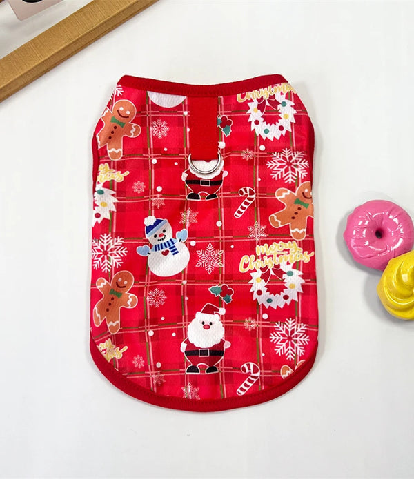 Holiday Festive Pet Sweaters Clothing For Small or Medium Dogs Cloths