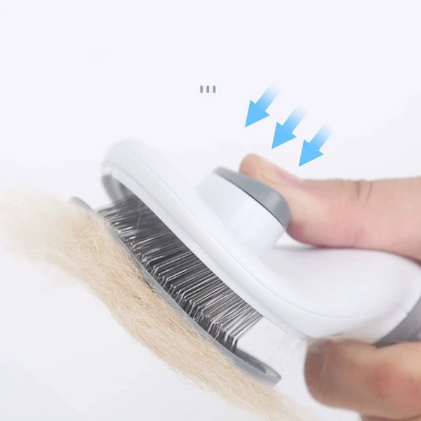 1pc - New pet brush, suitable for cats and dogs to comb their hair and remove floating hair