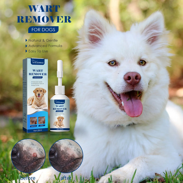 Pet Warts Remover Liquid Dogs Skin Care Cats Corns Papilloma No Irritation Remedy Fast Eliminate Moles Warts Pet Skin Treatment