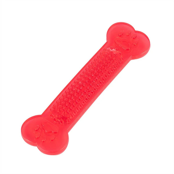 Pet Dog Chew Toys Rubber Bone Toy Aggressive Chewers Dog Toothbrush Doggy Puppy Dental Teeth Care For Dog Pet Accessories