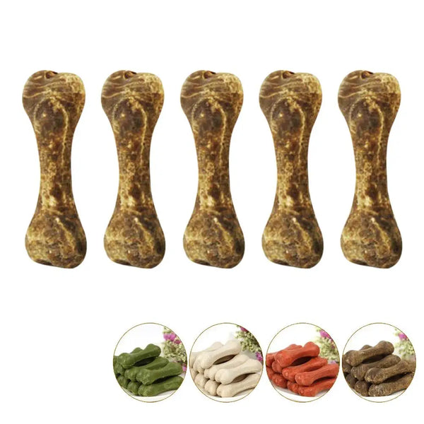 5 Pcs Dog Teething Stick Teether Toys for Puppies Chew Sticks Chewing Bone Bones