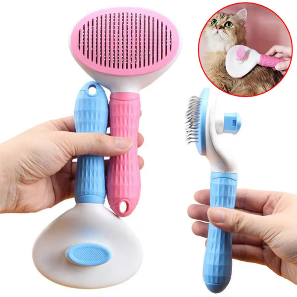 1pc - New pet brush, suitable for cats and dogs to comb their hair and remove floating hair
