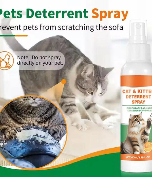 100ML NEW Cat Repellent Spray Keep Pets Away From Anti-scratching And Anti-chewing Household Spray Pet Accessories