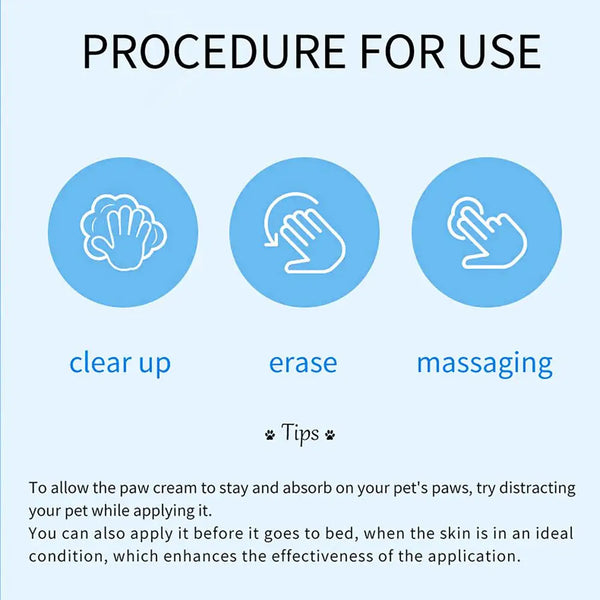 Paw Balm Dog Feet 50g Cat Dog Nose Protector Cream Pet Feet Soothing Moisturizer Pet Crack Feet Repair Accessories for Cats