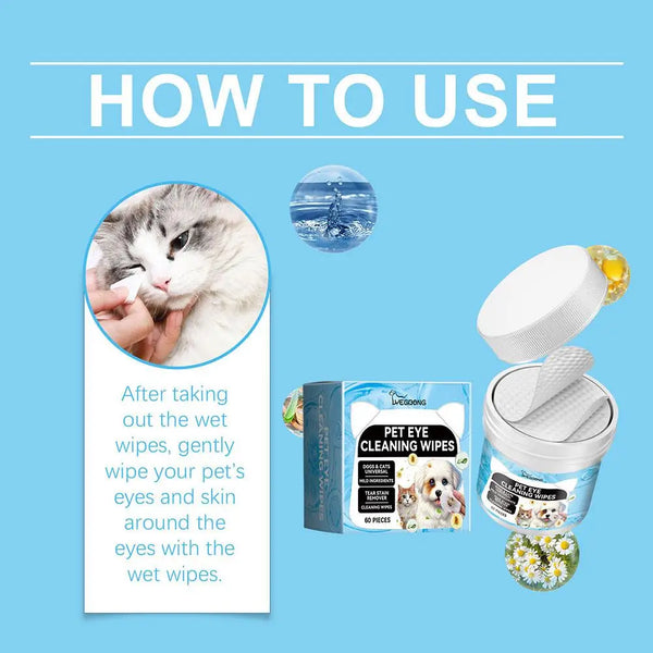 Pet Ear Cleaning Wipes Finger Wipes Ear Mite Removal Cat And Dog Care Wipes Pet Cleaning Products