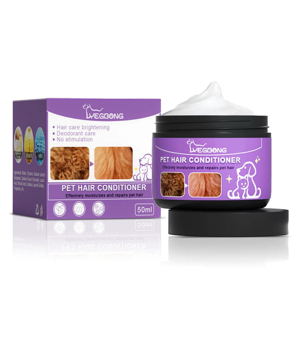 Pet Hair Care Essence Cat Hair Softening Moisturizing Dog Coat Conditioner Itch Relief Deodorizer Anti Flea Dog Hair Care Cream