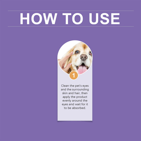 Yegbong Pet Dogs. Gentle Cleaning Of Dirt And Tear Stains. Moisturizing Care For Dog Eye Ointment