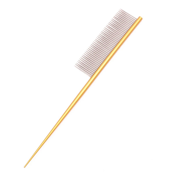 Pet Grooming Combs Aluminum Alloy Brush For Dogs Boundary Knot Massage Tools Professional Salon Cat Hair Cleaning Crescent Combs