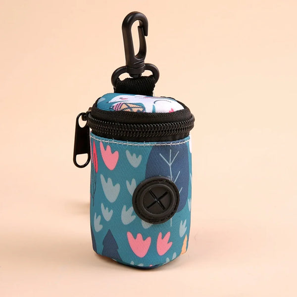 Hanging Dog waste Dispenser with Zipper Cute