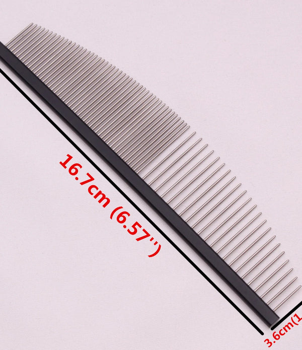 Pet Grooming Combs Aluminum Alloy Brush For Dogs Boundary Knot Massage Tools Professional Salon Cat Hair Cleaning Crescent Combs