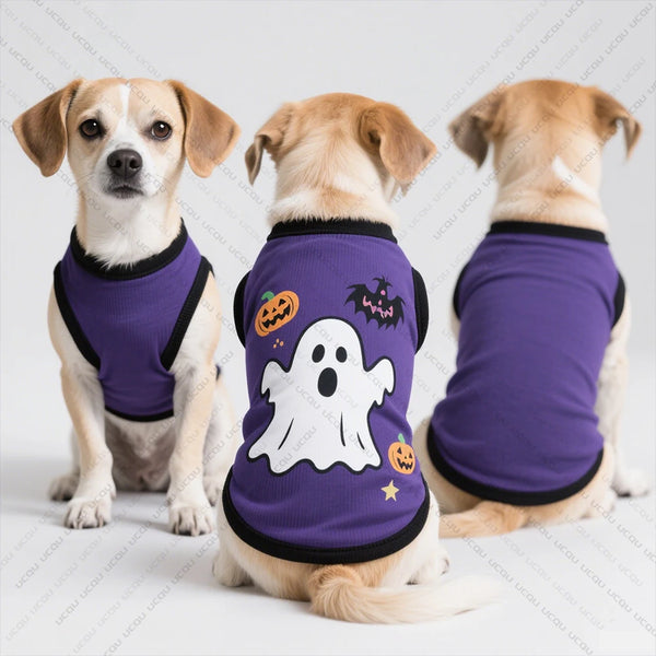 Halloween-Spooky Sweater Pet Attire  Cute Quick-drying Fabric