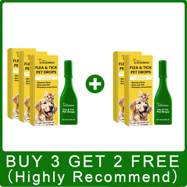 Cat Anti Flea Drop Flea Lice Killer Mite Insect Treatment Repel Parasite Relieve Itching Anti Tick Protection Pet Flea Repellent