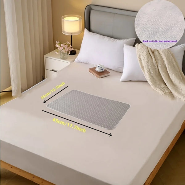 Washable Incontinence Pads for Elderly & Pets - Leak-Proof Bed Care Mats, Ideal for Menstruation & Home Use, Multiple Sizes