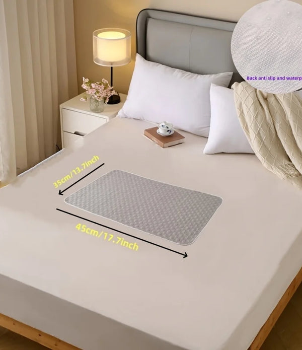 Washable Incontinence Pads for Elderly & Pets - Leak-Proof Bed Care Mats, Ideal for Menstruation & Home Use, Multiple Sizes