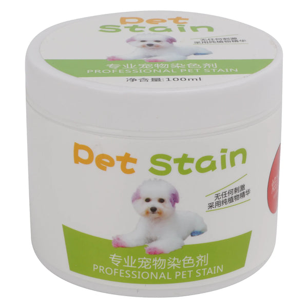 Dog Hair Dye Bright Colors Wide Mouth Design Safe Semi Permanent Dye For Pet Dogs 100ml sakura Pink