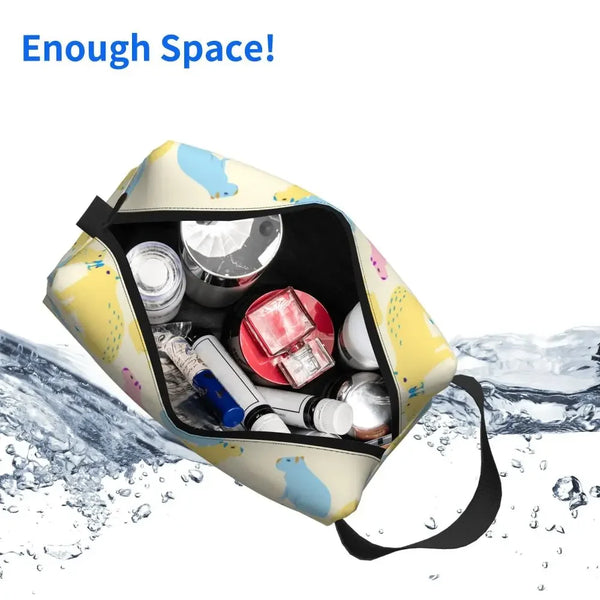 Custom Capybaras In Green Pet Travel Cosmetic Bag Women Capybara Makeup Toiletry Organizer Lady Beauty Storage Dopp Kit