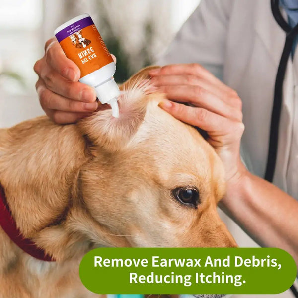 Finger Wipes For Dogs Ears Puppy Cleaning Wipes Ear Drops Set 100X Descaling Liquid 60ml For Home Travel Pet Care Supplies For