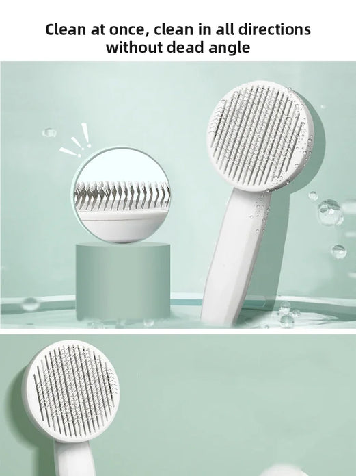 1Pc Cat Comb Hair Removal Pet Magic Comb One Click Floating Hair Removal Cat Dog Universal Cleaning Beauty Supplies